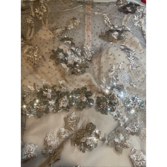 NWT Mac Duggal Mocha Long Sleeve Midi Dress Sz 6 Retail $338 - Picture 9 of 16